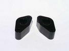 SBF BELT DRIVE SPACERS .900 BLACK